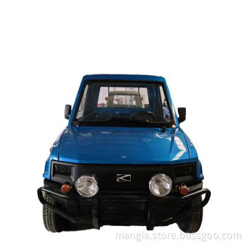 New European K Pickup for sale made in China 2023 new electric mini-pickup with cargo box 4-wheel 2-seat electric pickup